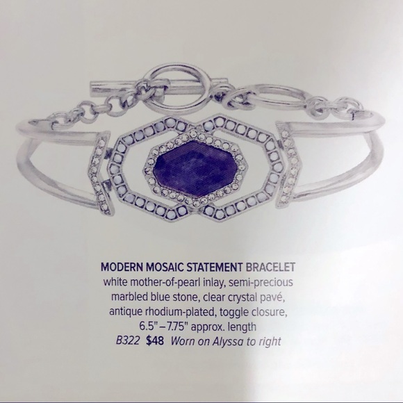 Modern Mosaic Statement Bracelet - Picture 3 of 3